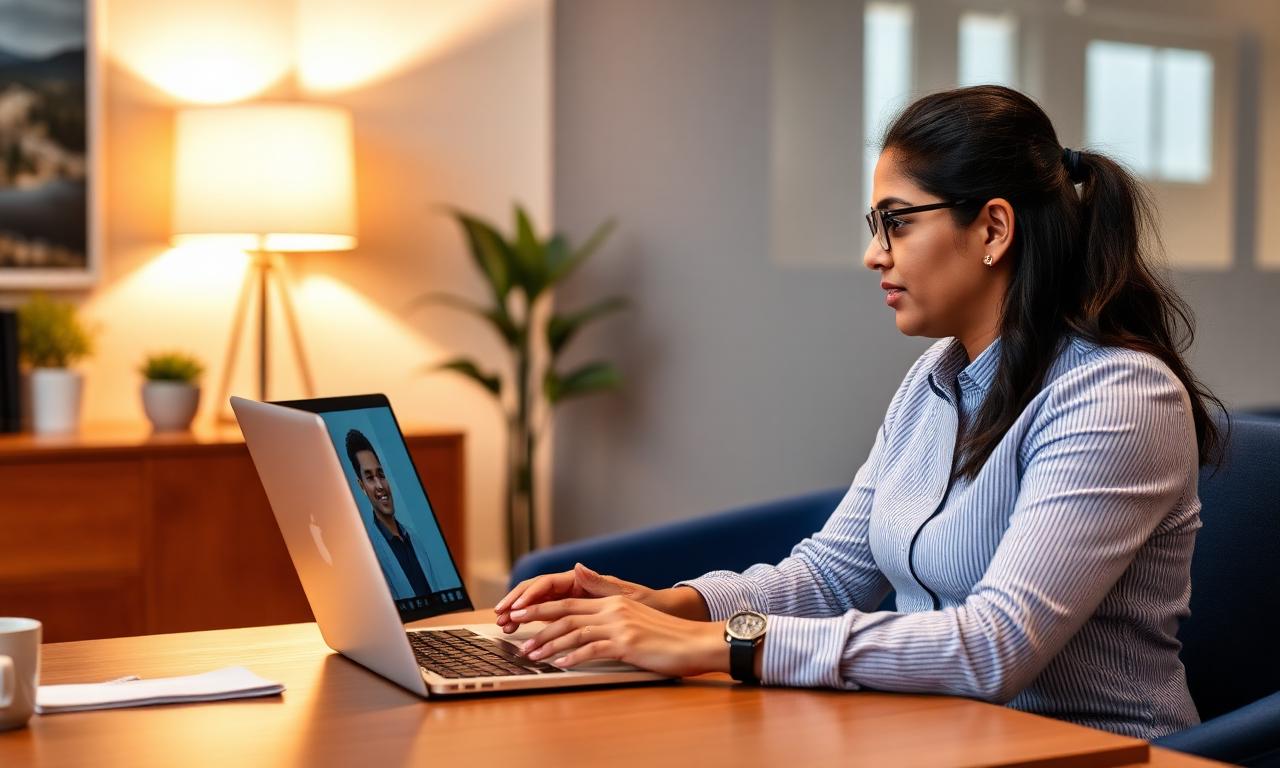 Online counselling session